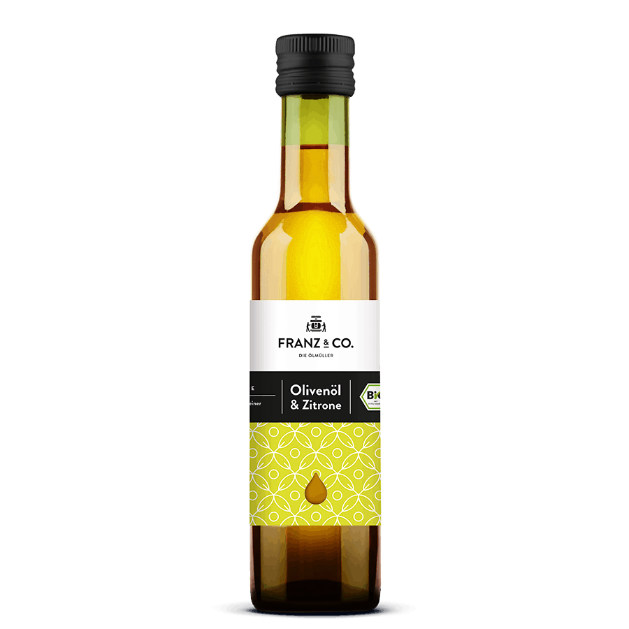 250 ml Flasche Bio-Olivenöl & Zitrone von FRANZ & CO.