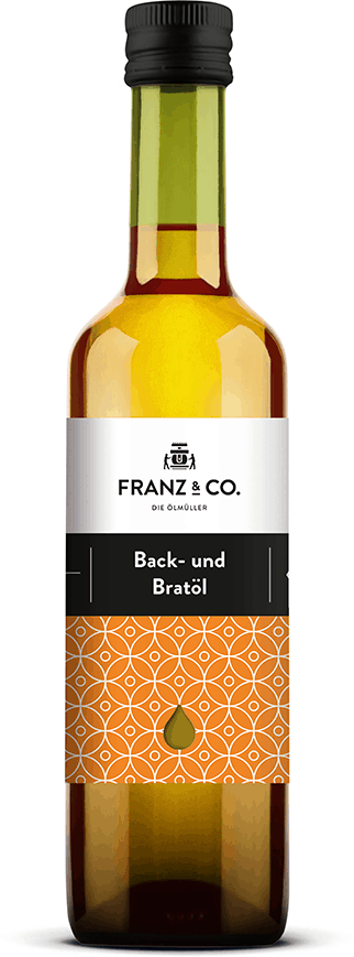 500 ml Flasche Bio-Back- und Bratöl von FRANZ & CO.
