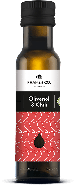 100 ml Flasche Bio-Olivenöl & Chili von FRANZ & CO.