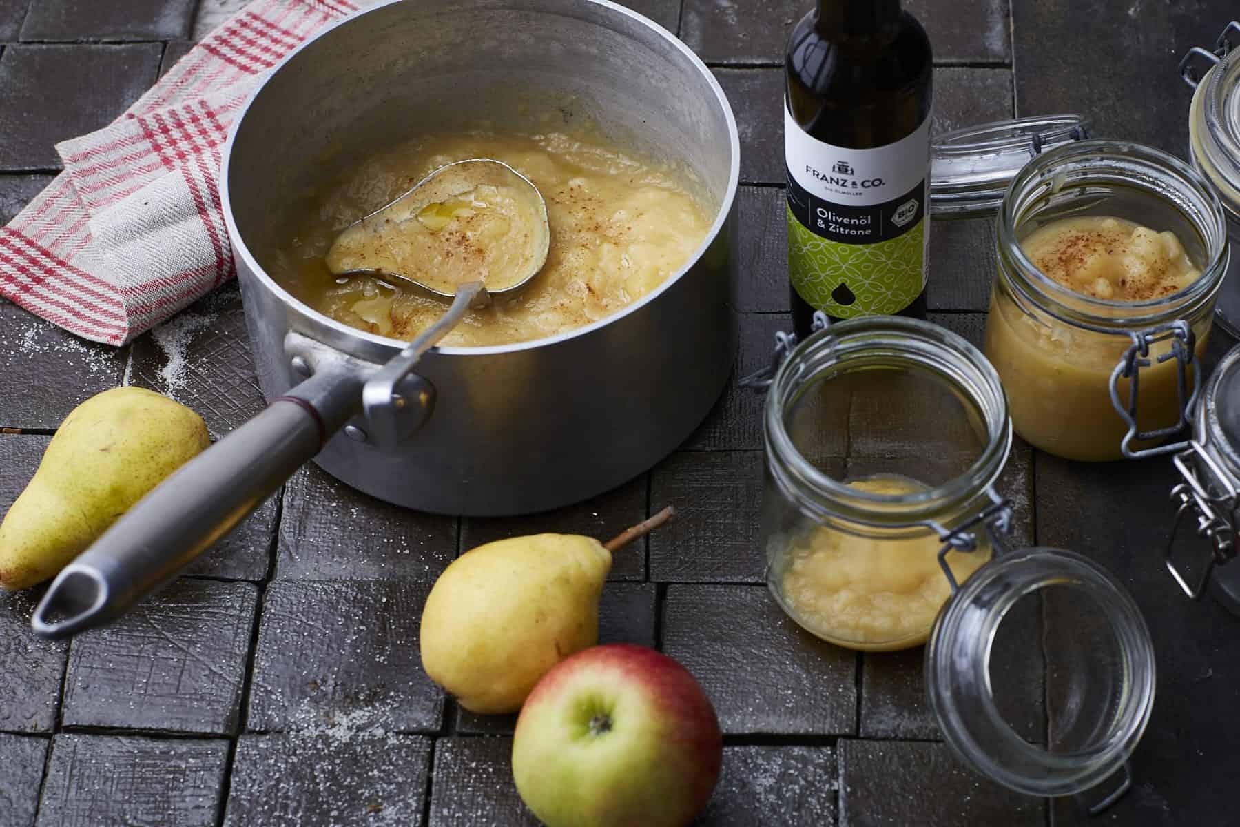 Hausgemachtes Apfel-Birnenmus - FRANZ &amp; CO. – die Ölmüller