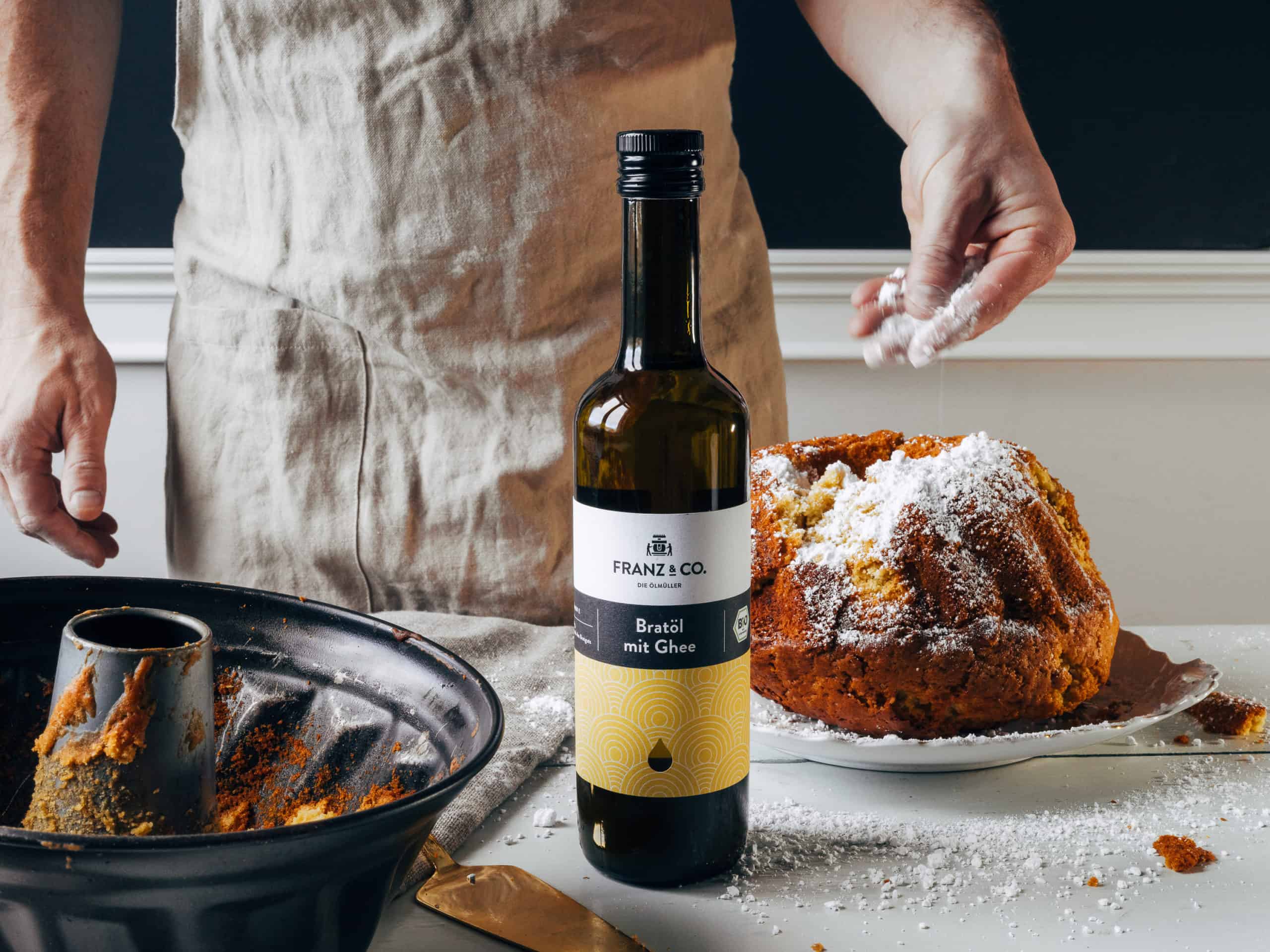 Bratöl mit Ghee laktosefrei backen und braten FRANZ & CO. die Ölmüller