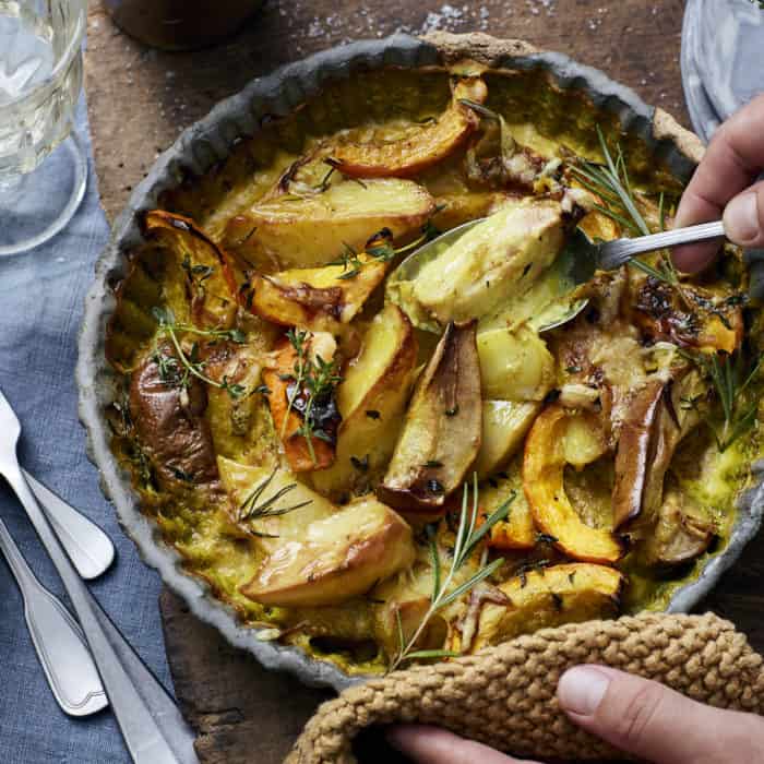 Herbstliches Kürbis-Quitten-Kartoffel-Gratin - FRANZ &amp; CO. – die Ölmüller